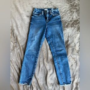 Good American blue jeans, size 6